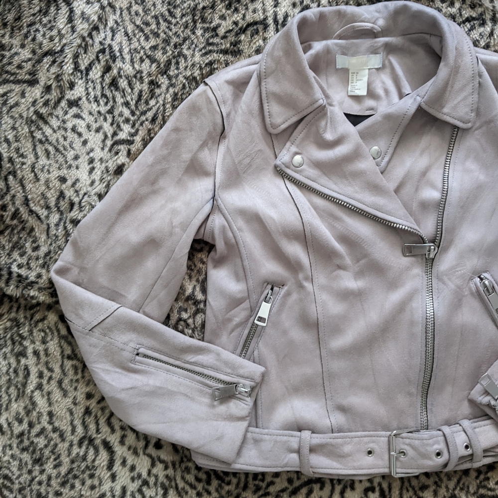 Pink moto jacket - Picture 5 of 7